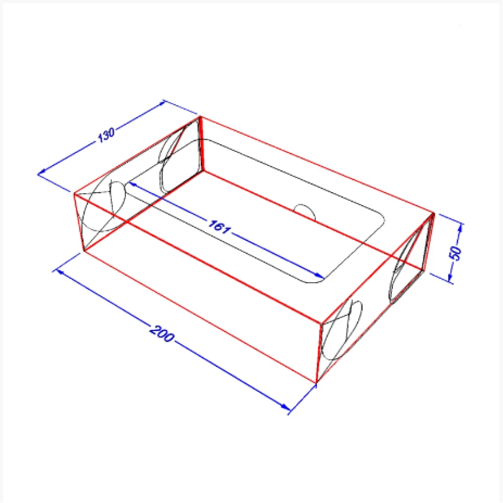 Картонна коробка для суші “Максі“ біла