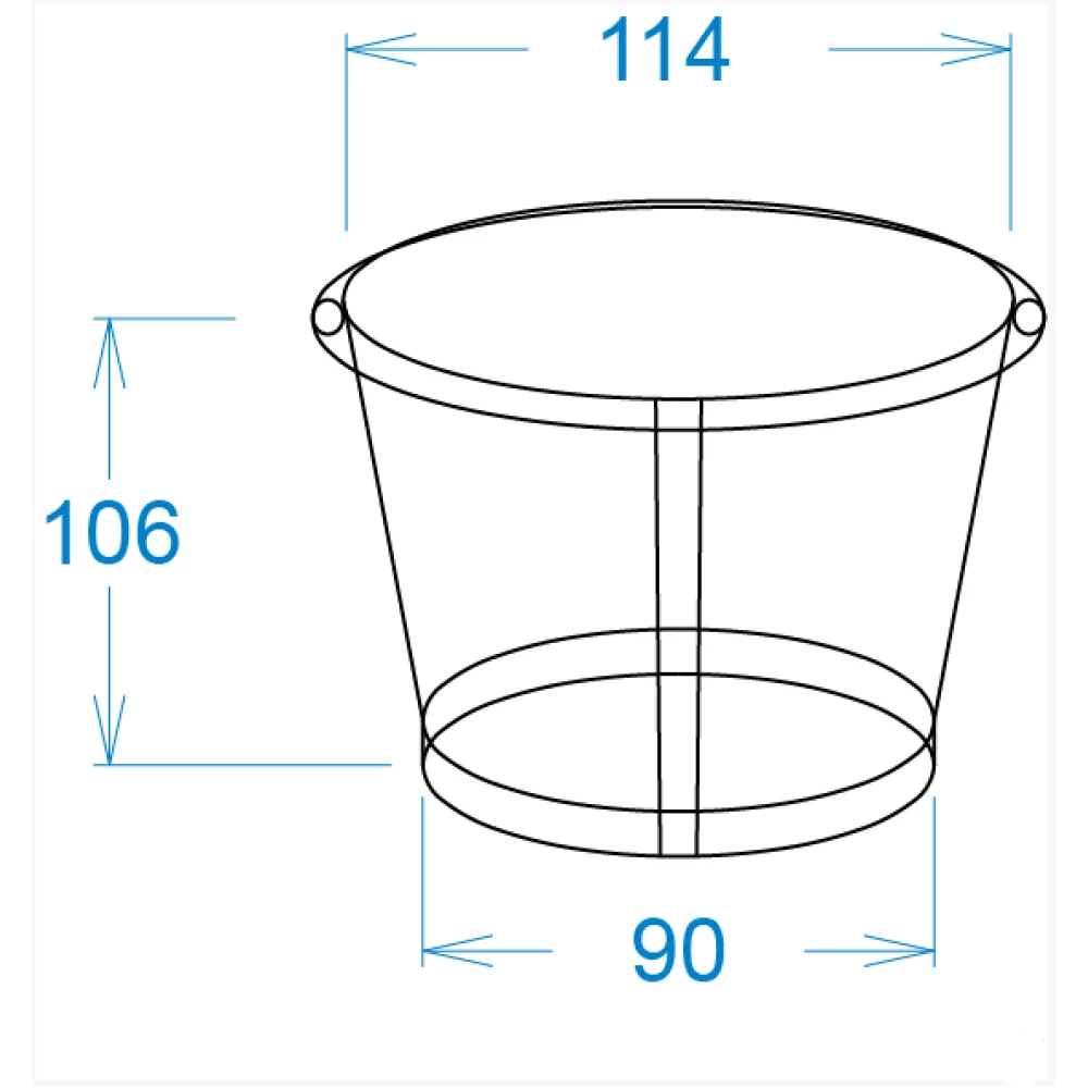 Картонний стакан 0,7 Л. Білий (50шт/уп)