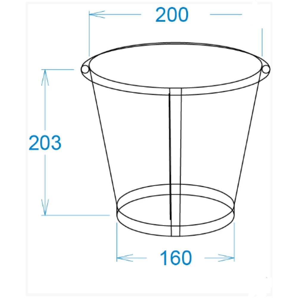 Картонний склянку 5 Л білий