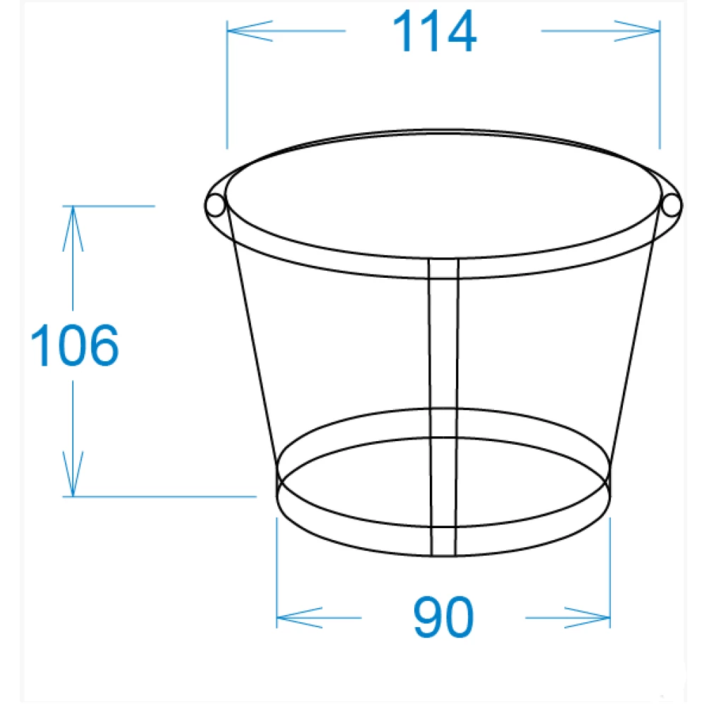 Картонний стакан 0,7 Л. Крафт (50шт/уп)