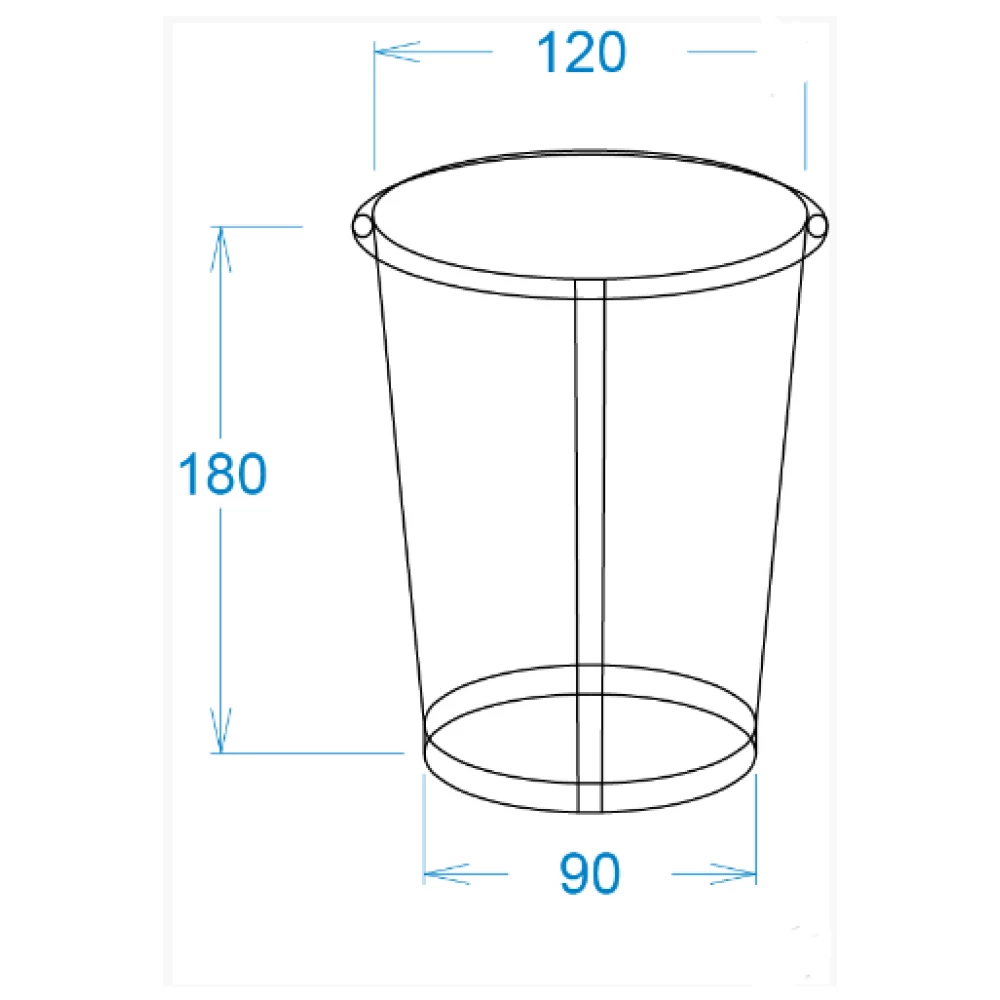 Картонний склянку 1,4 Л світлий