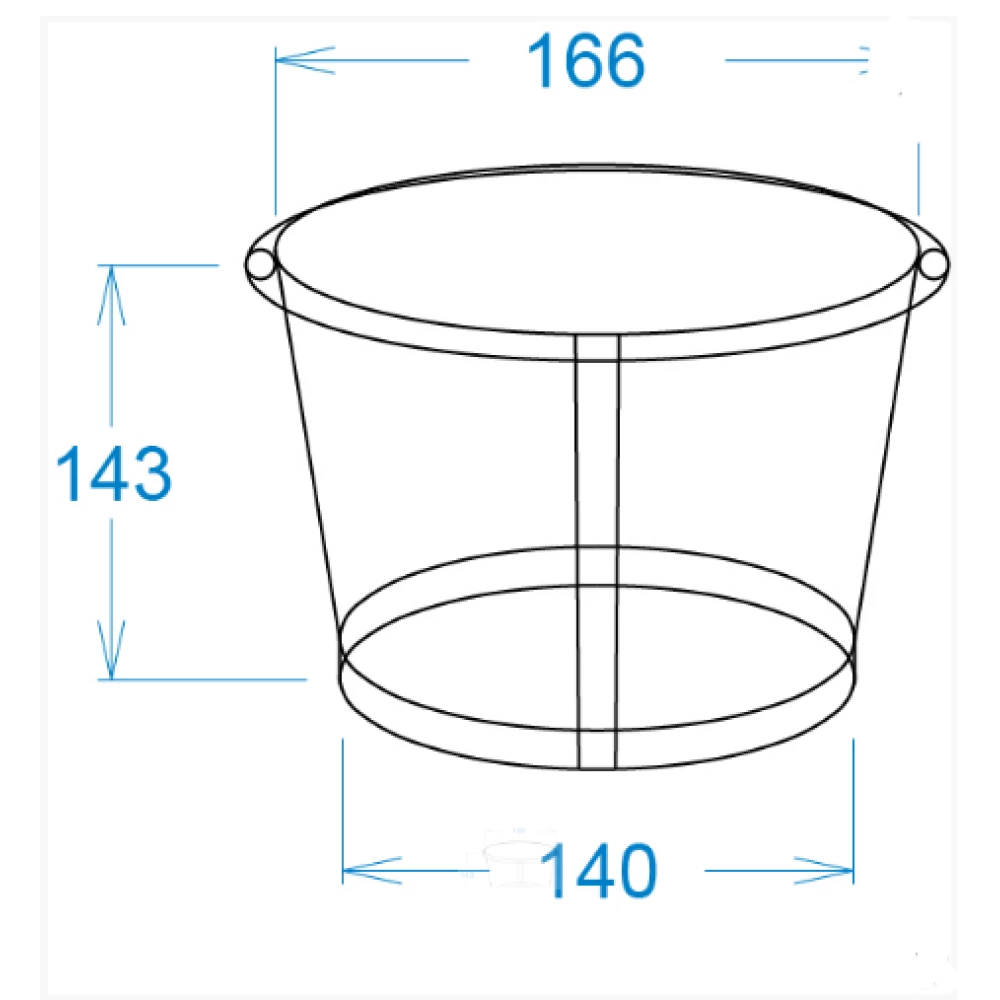 Картонний склянку 2,5 Л світлий