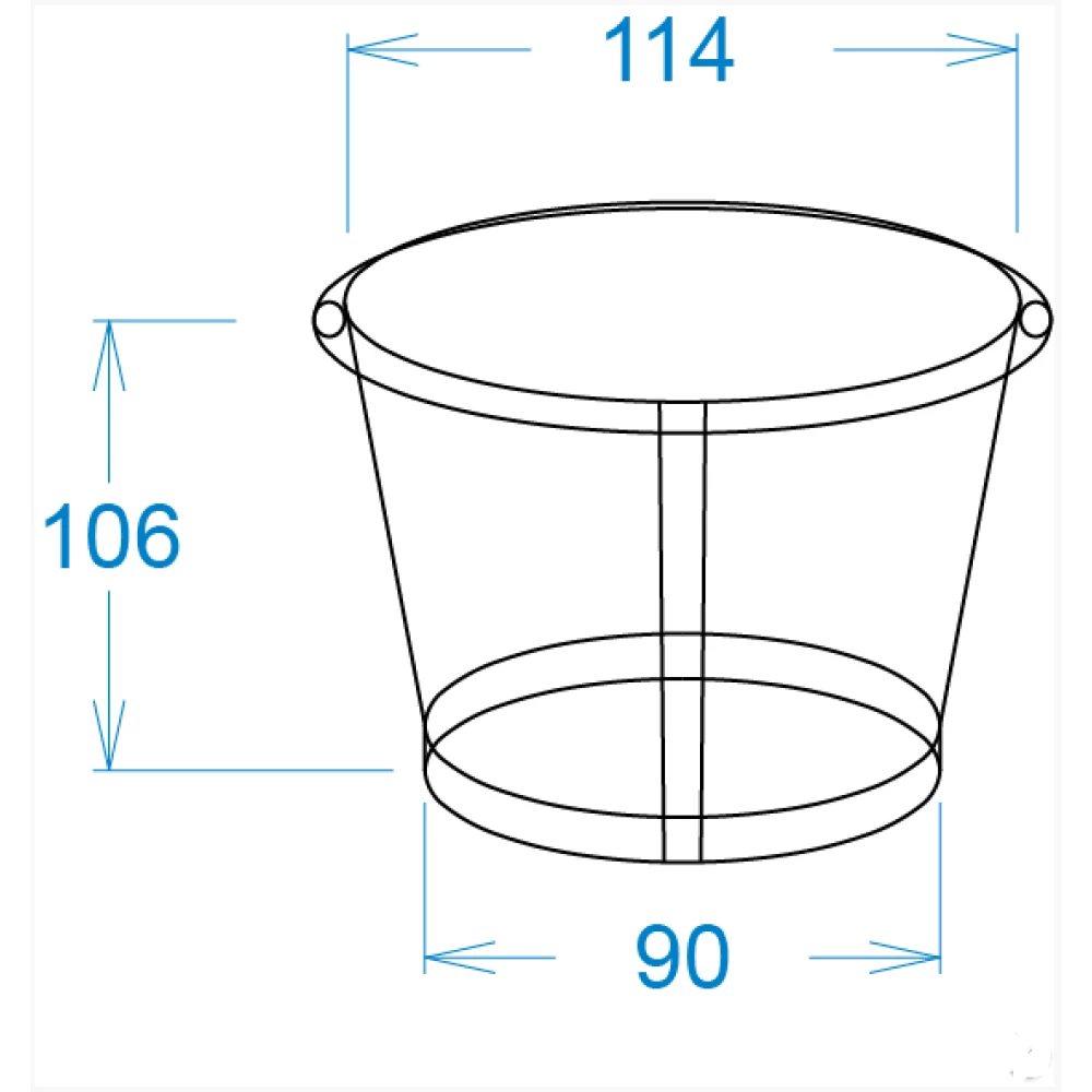 Картонний стакан 0,7 Л темний