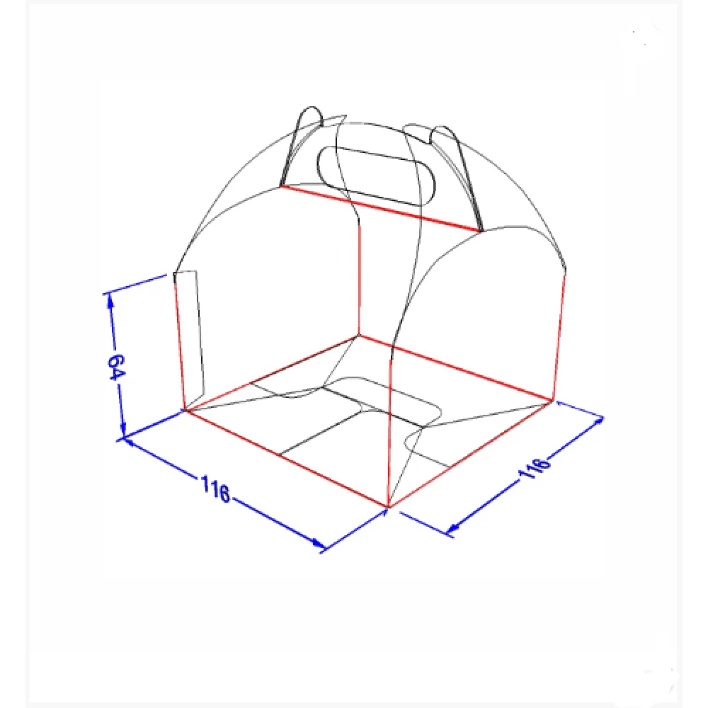 Подарочная бонбоньерка Мини Белая (50шт/уп)