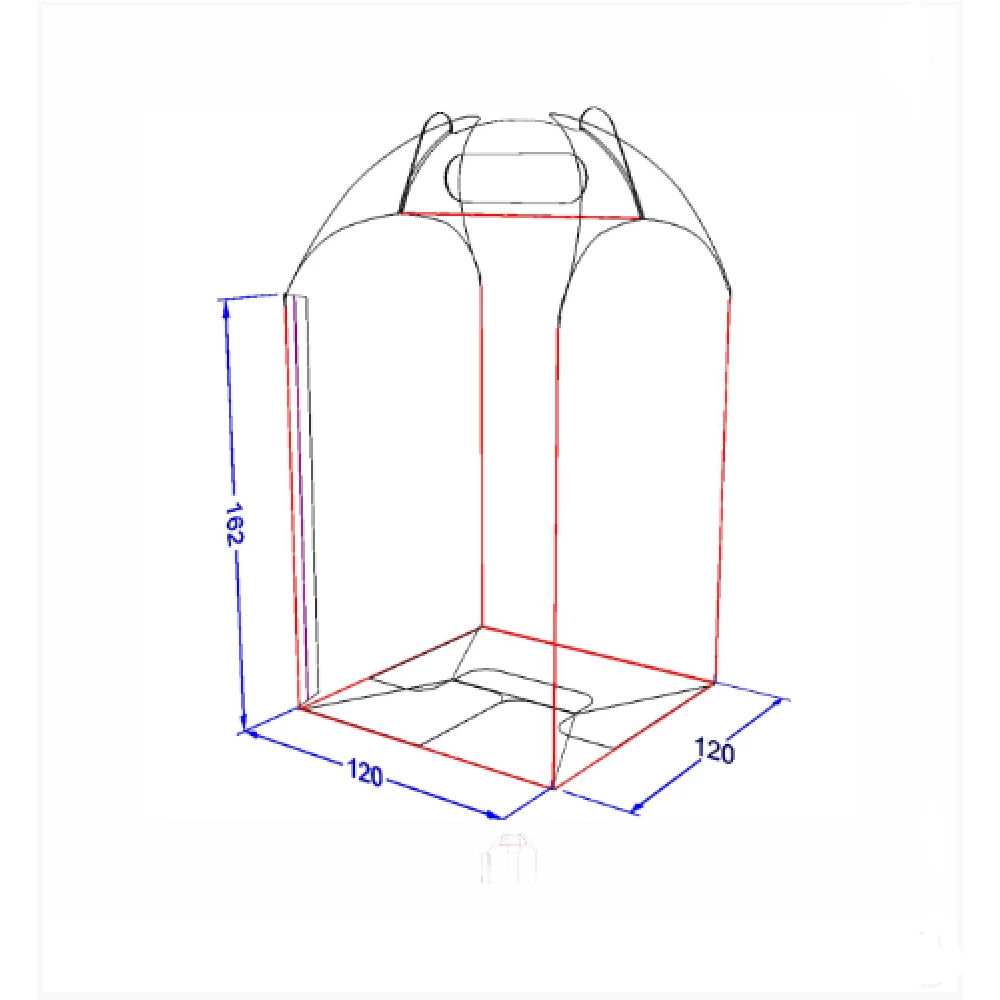 Подарочная бонбоньерка Миди Крафт (50шт/уп)