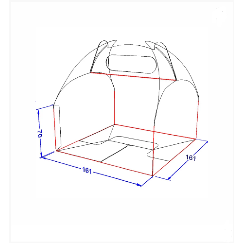 Подарункова бонбоньєрка “Максі“ біла