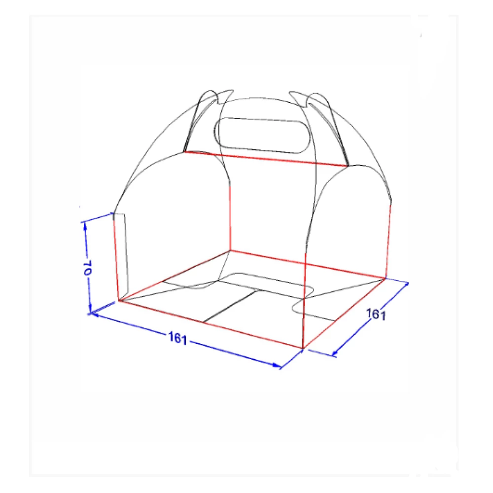 Подарочная бонбоньерка “Макси“, крафт