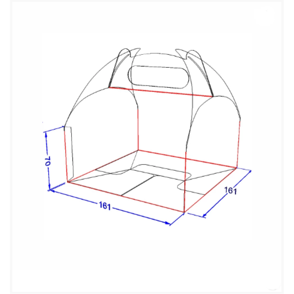 Подарункова бонбоньєрка “Максі“, золото