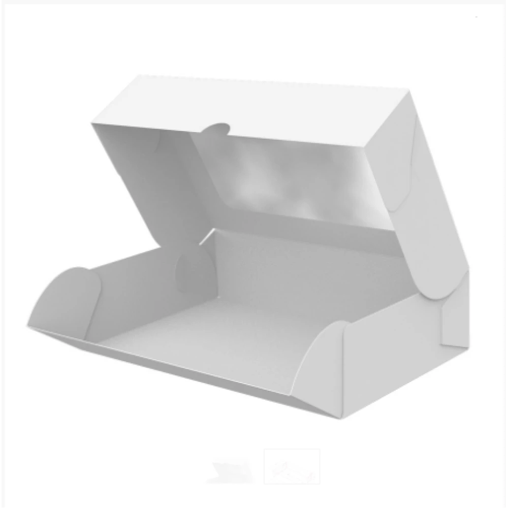 Картонна коробка для солодощів “Максі“, біла