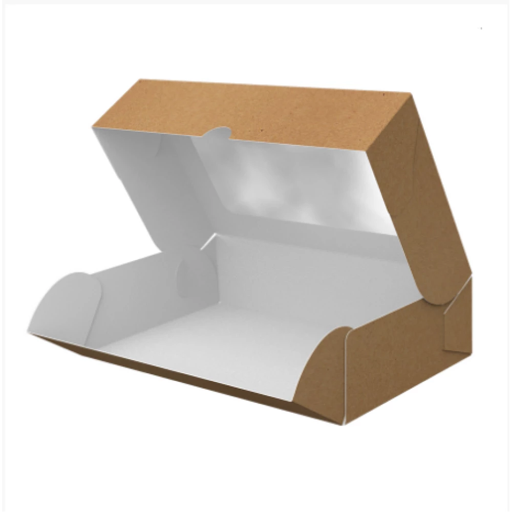 Картонна коробка для солодощів “Максі“, крафт