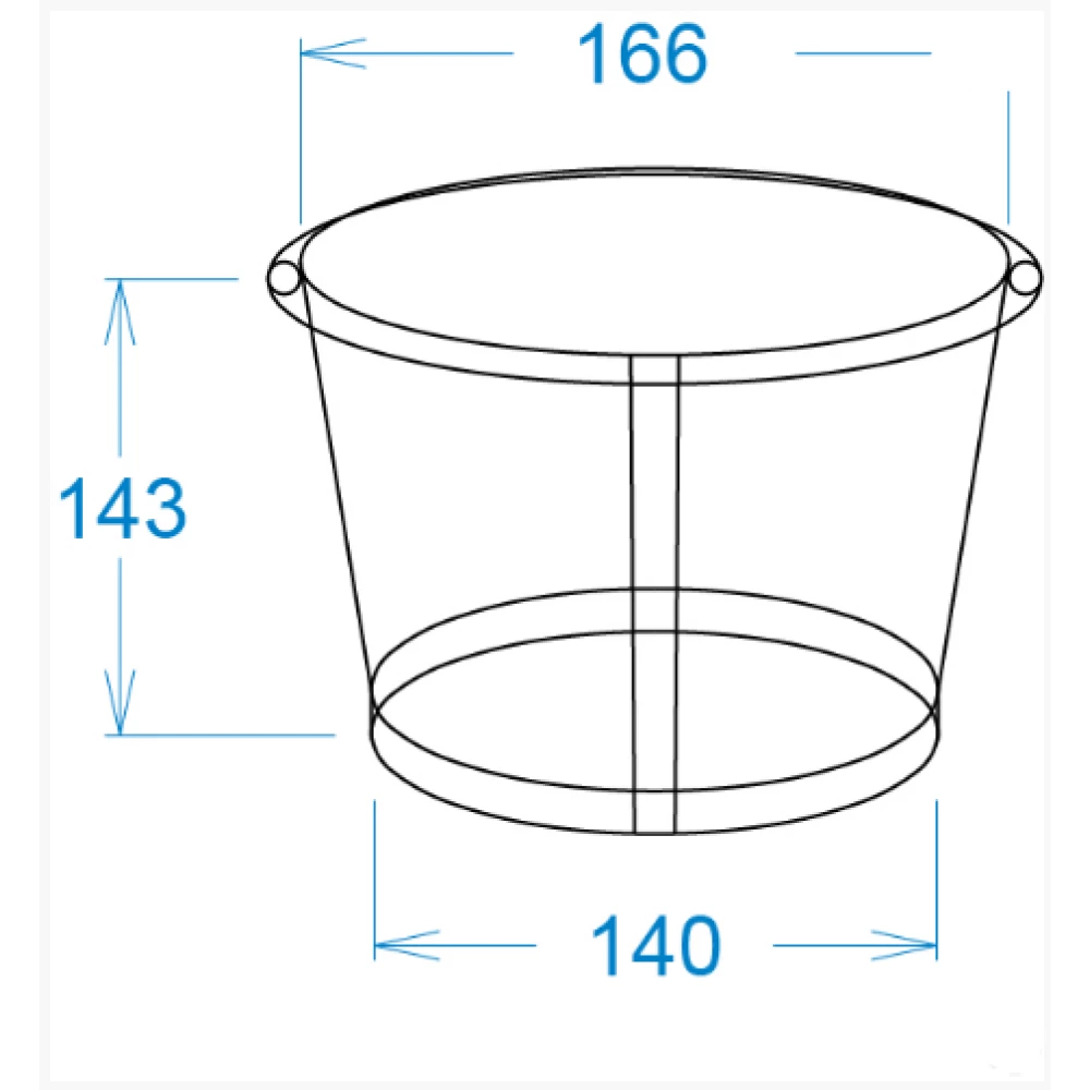 Стакан для попкорну 2,5 Л
