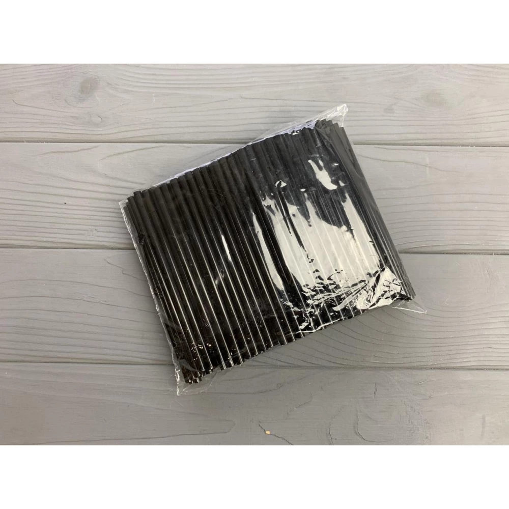 Трубочка мартіні чорна 200 шт