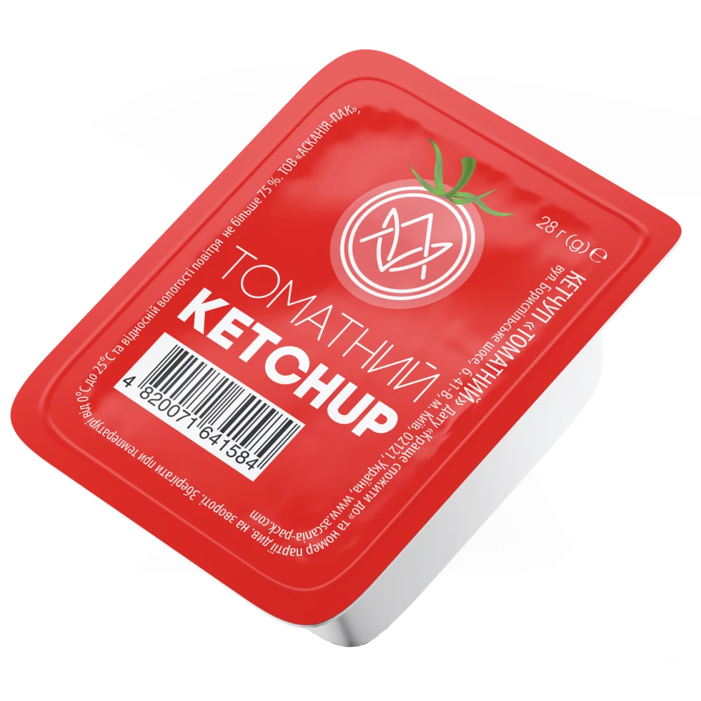 Соус кетчуп ДІП 28гр (48шт/уп)