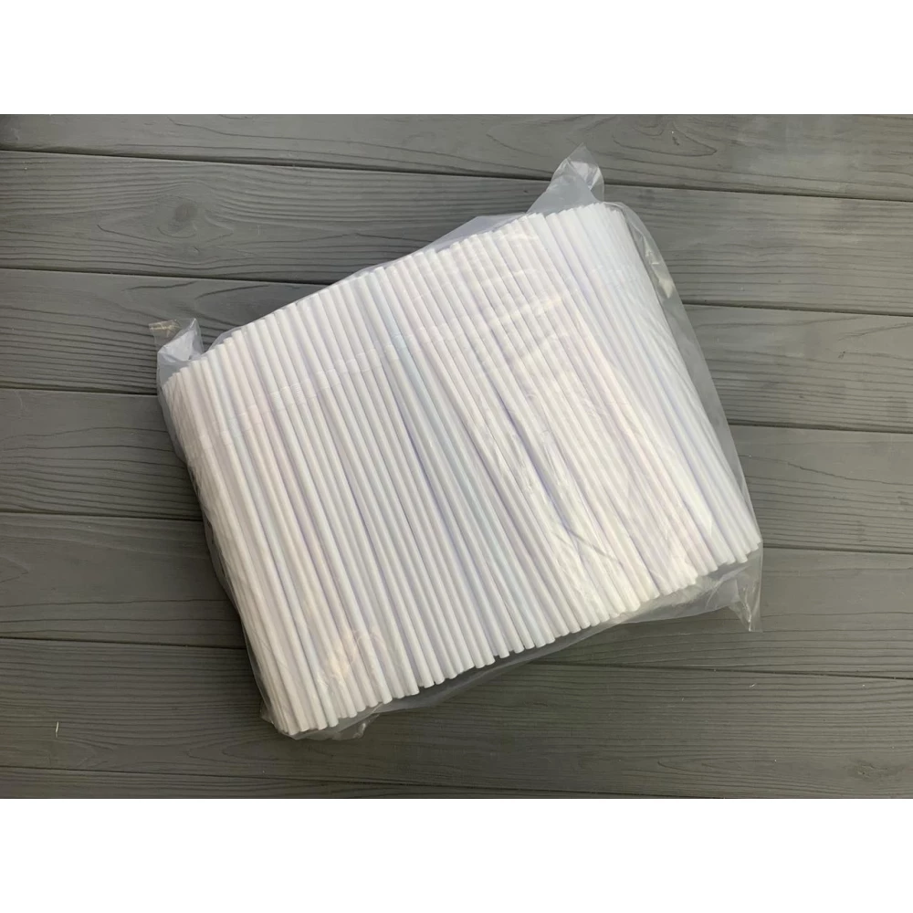 Трубочка гофра біла 1000 шт