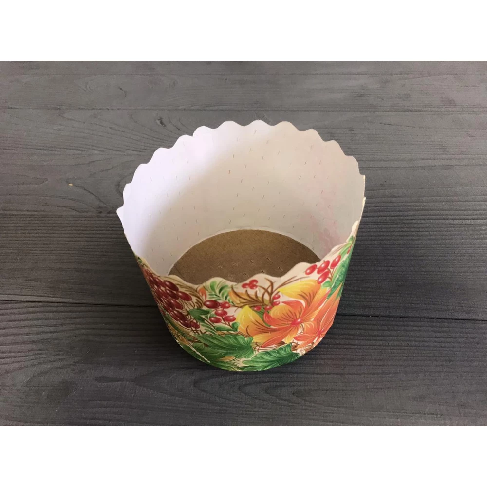 Форма для паски біла “Петриківка“ Ø110 мм, висота 85 мм ФП17