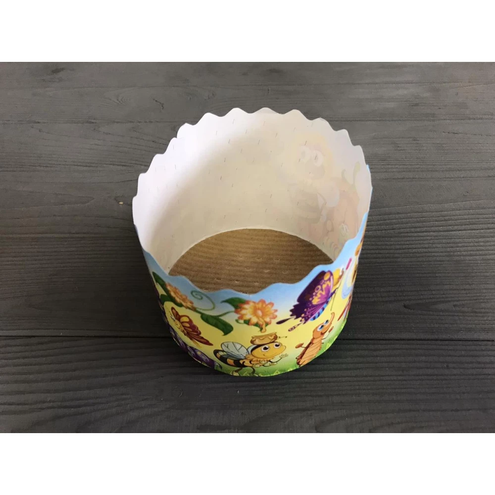 Форма для паски біла “Дитяча“ Ø110 мм, висота 85 мм ФП22