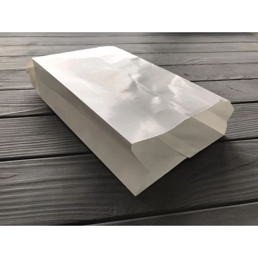 Пакет саше білий 270х140х50 мм. (максимальна жиростійкість) 96Ф