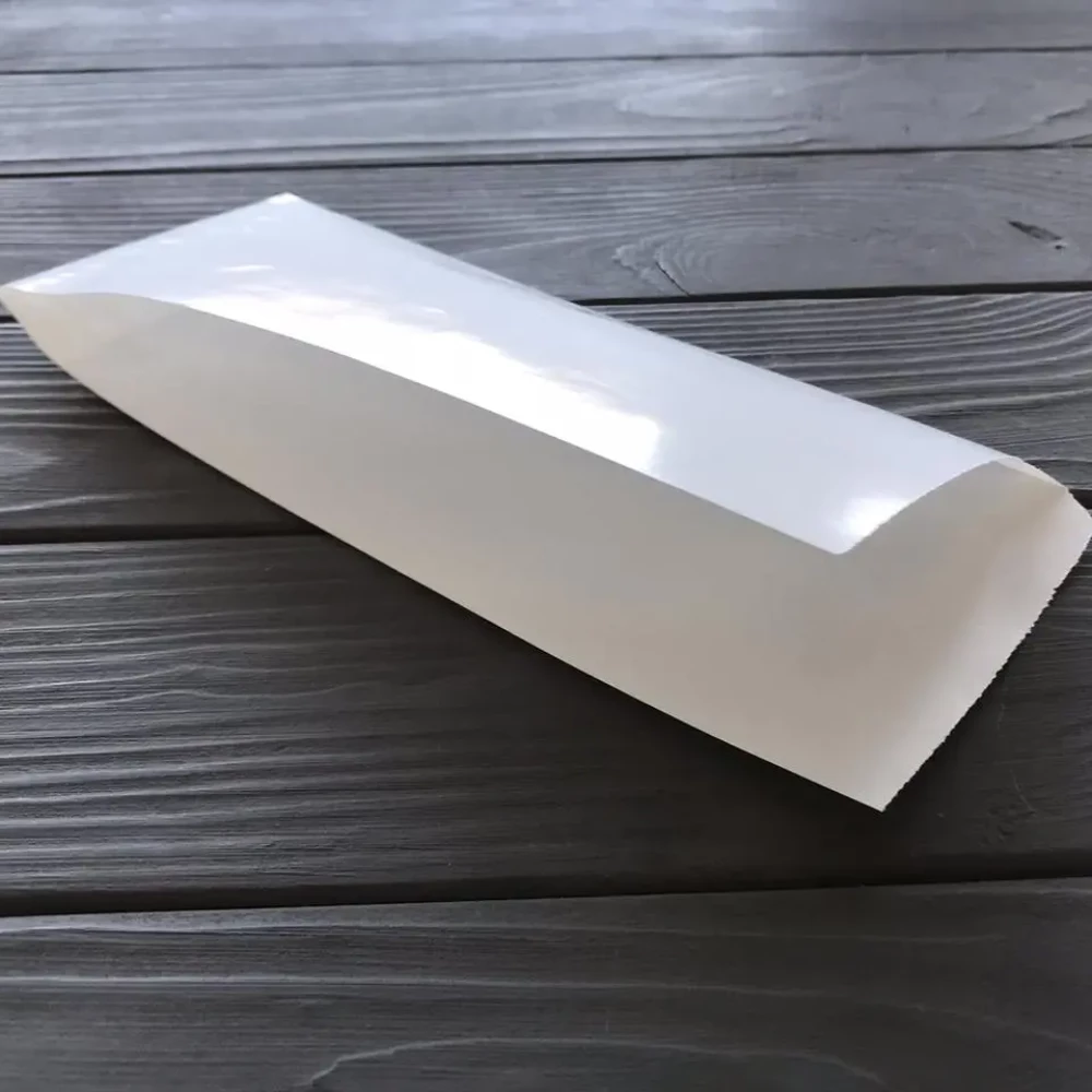 Куточок білий 230х100 мм (середньої жиростійкості) 65гр/м2 110Ф