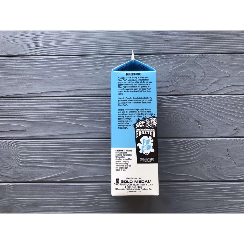 Добавка для попкорну ожина GlazePop, Америка 800 г
