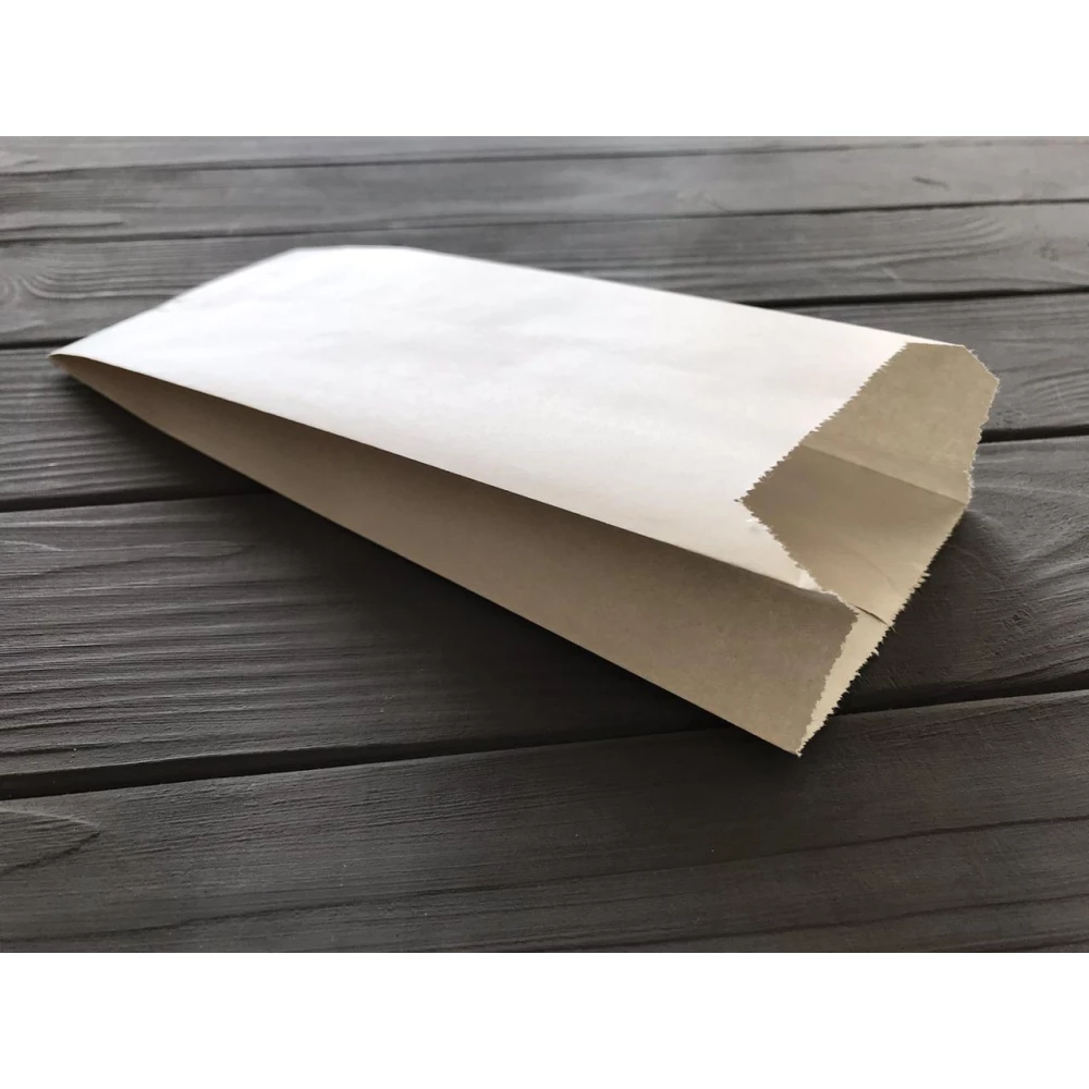 Пакет саше білий 230х90х50 130Ф (економ)