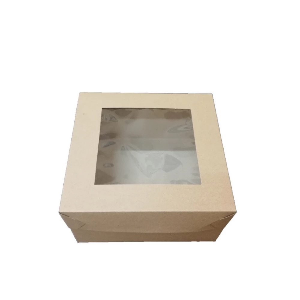 Коробка з віконцем бура