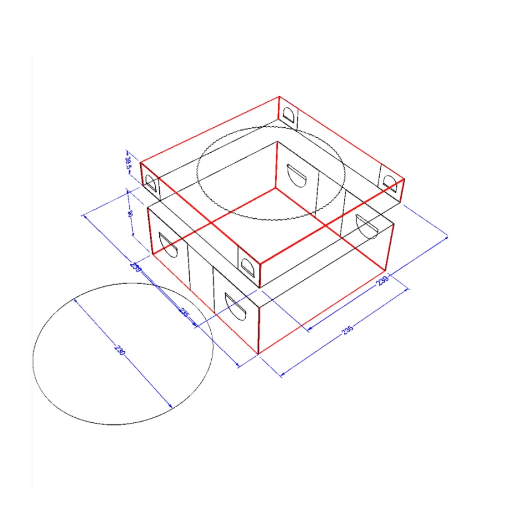 Упаковка для торта “Максі“ Біла