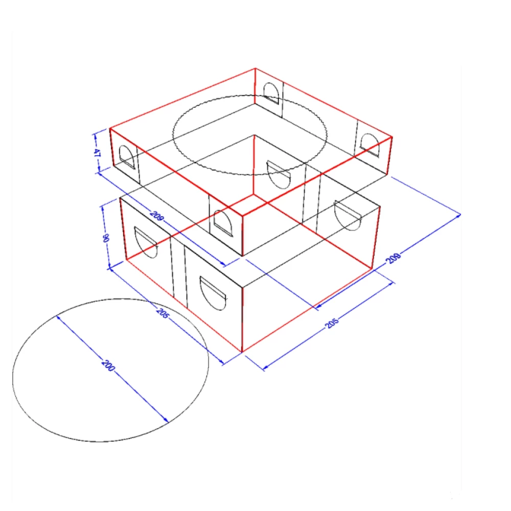 Упаковка для торта “Міді“ Крафт