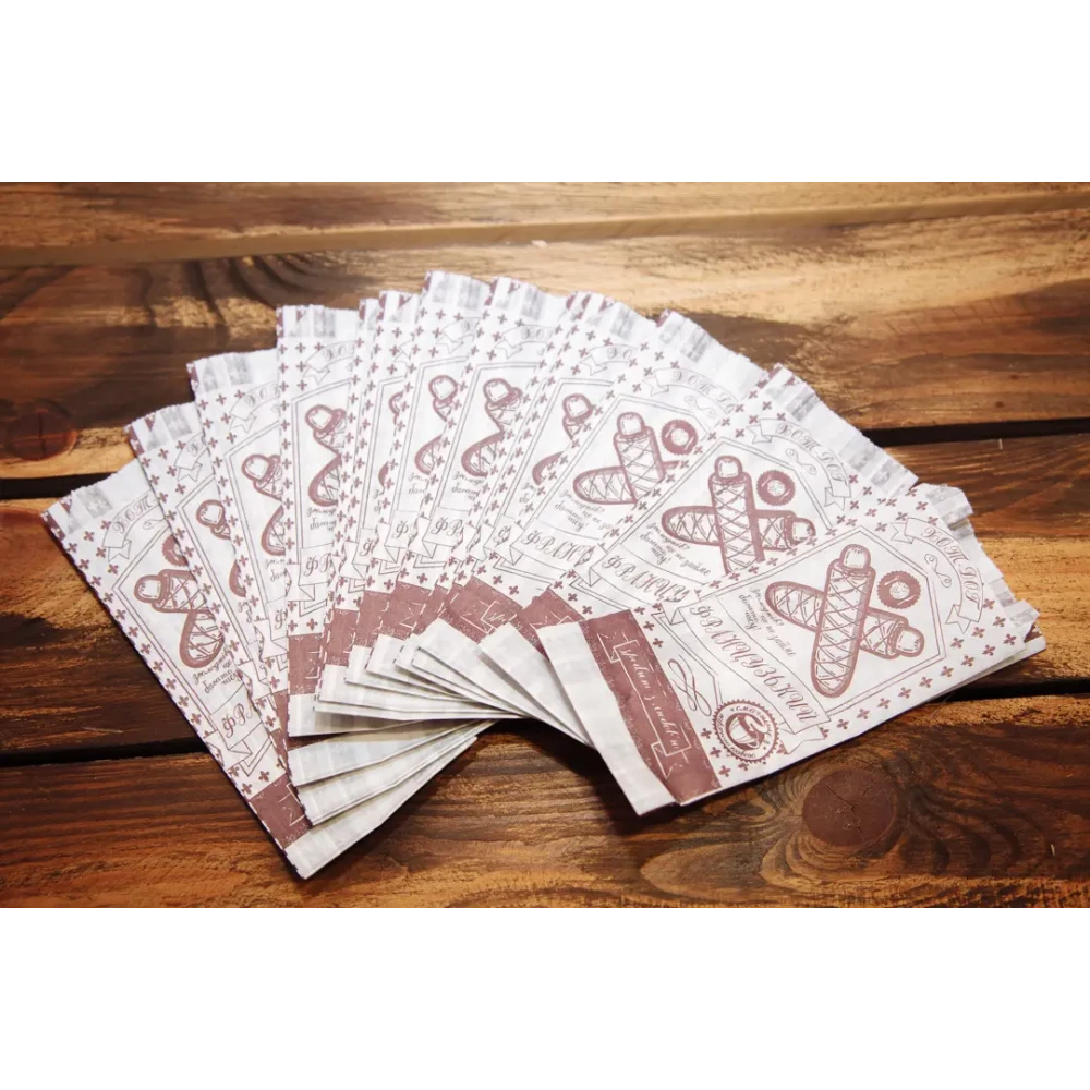 Упаковка паперова для французького хот дога з білого крафта 117