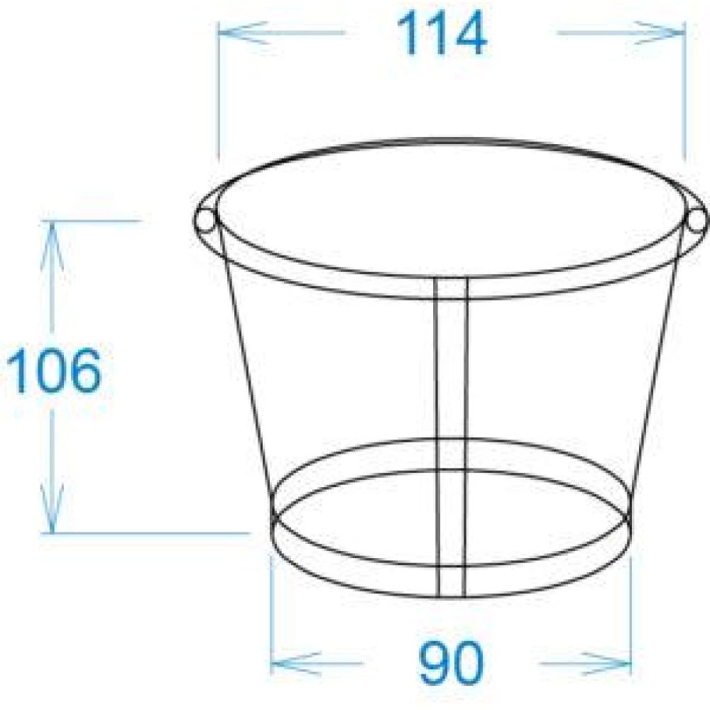 Картонний стакан 0,7 Л Чорний