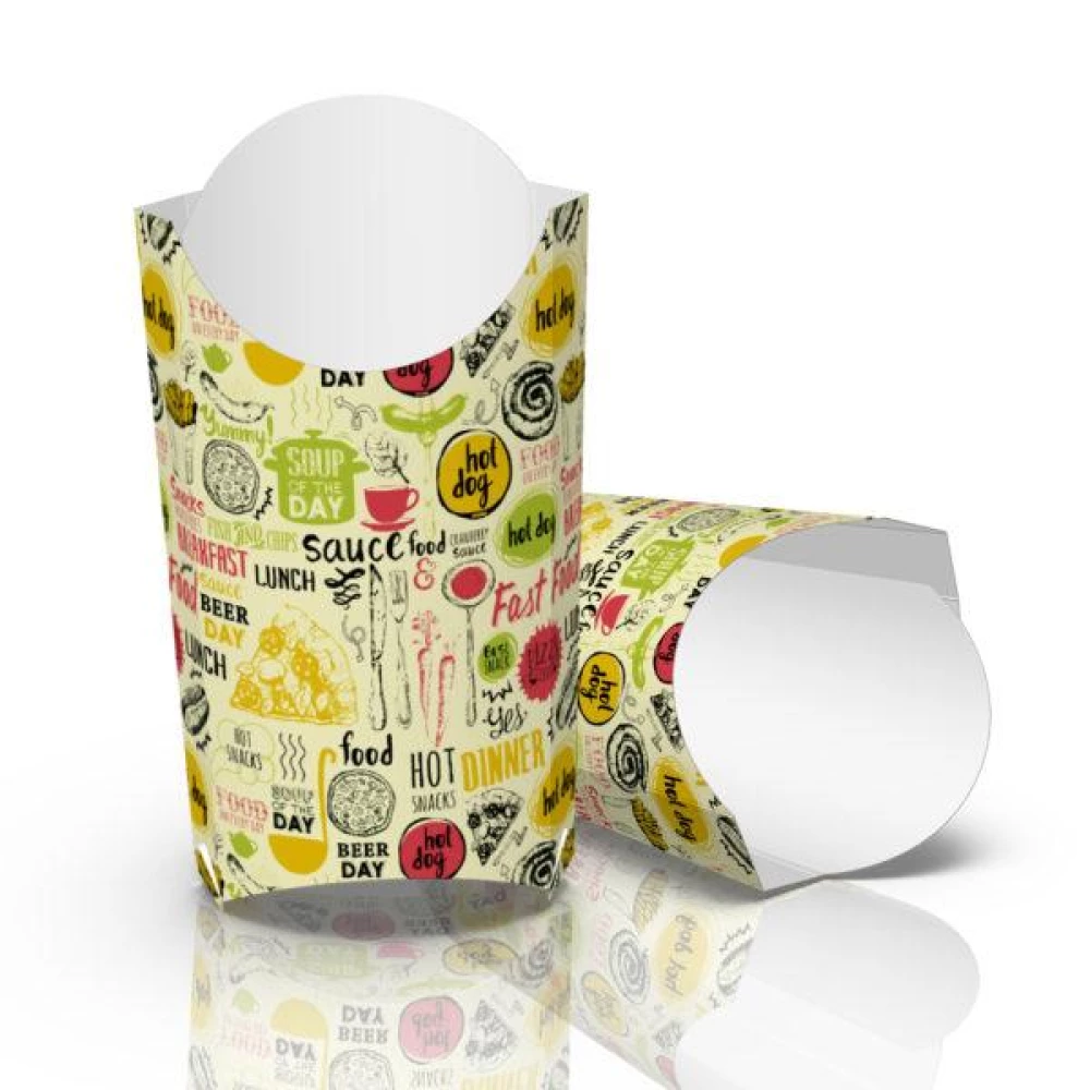 Упаковка для картофеля фри “Макси“ Светлая