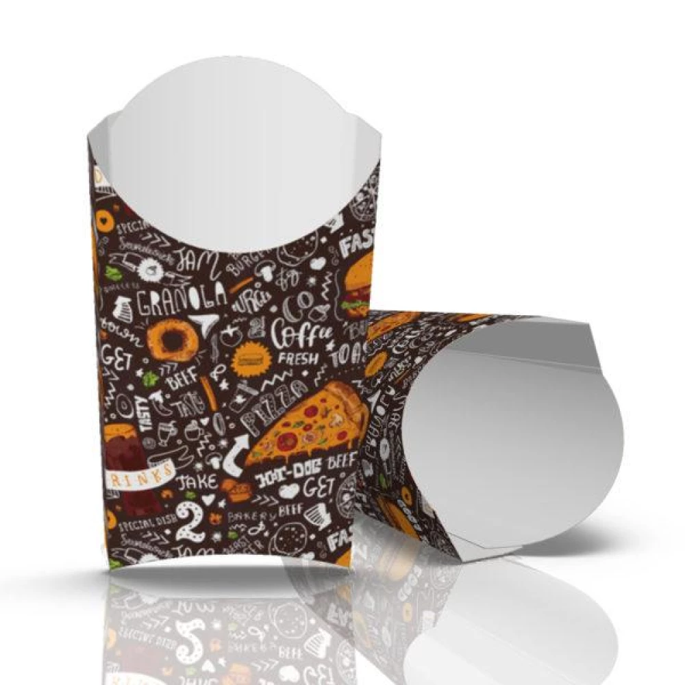 Упаковка для картофеля фри “Макси“ Тёмная