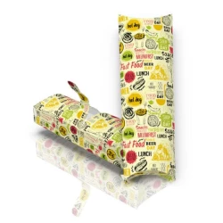 Картонна упаковка для шаурми, буріто. Світла (50шт/уп)