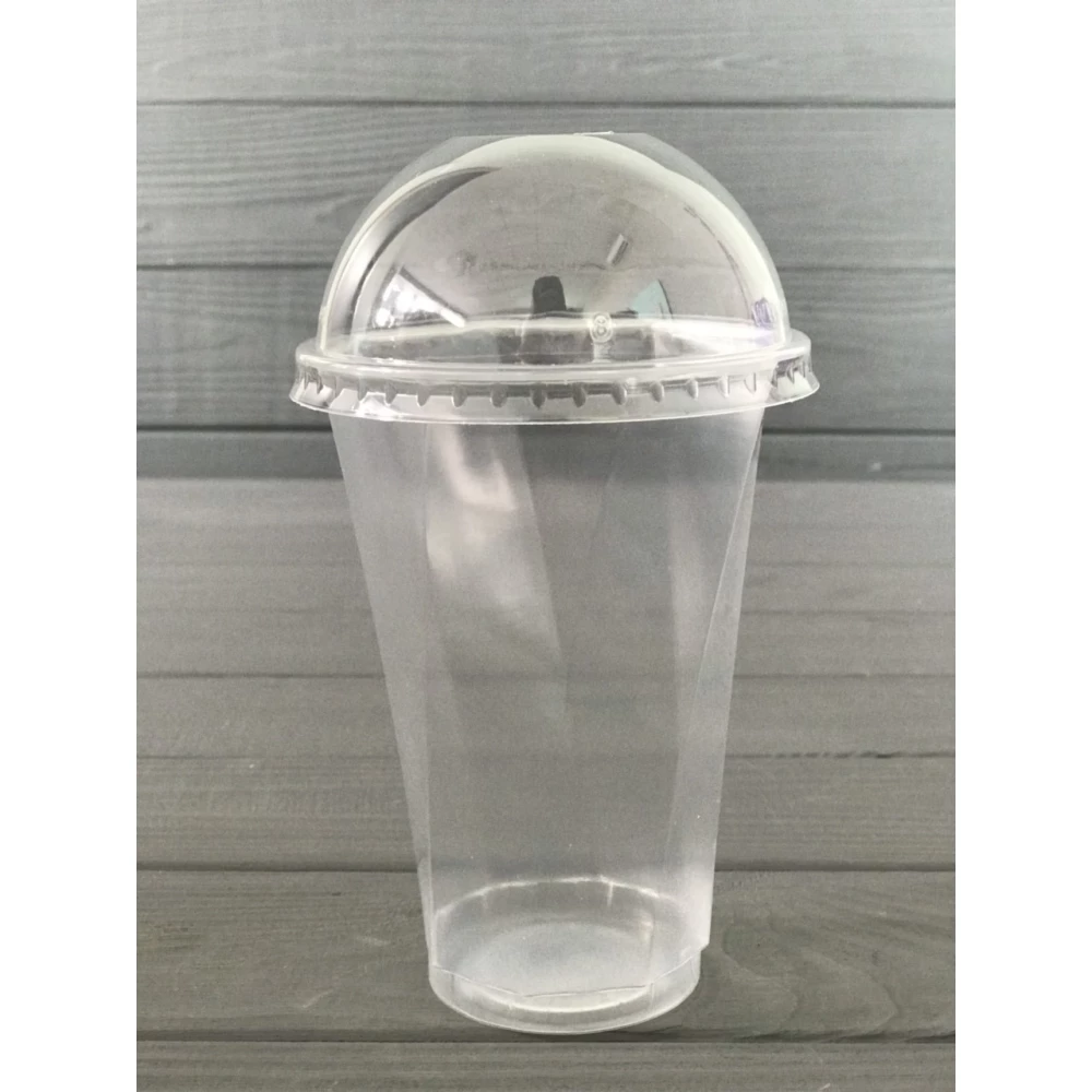Стакан з купольною кришкою 400 мл Грані (100/1000) 95122
